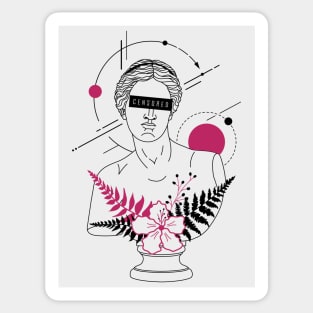 Funny Hipster Aphrodite Greek Goddess // Funny Greek Mythology Sticker